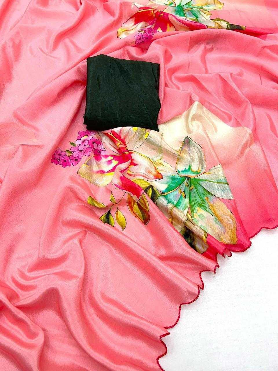 Ynf Chinon KESH681 Bareli Sarees Wholesale Designer Sarees Printed Sarees Chiffon Sarees Manufacturer- Kapda Export