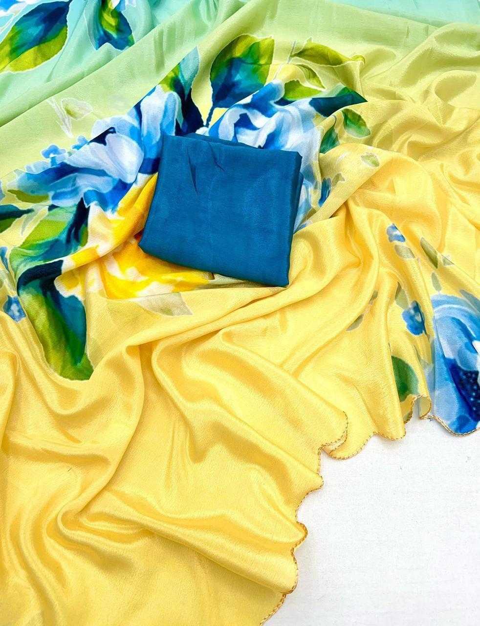 Ynf Chinon KESH681 Bareli Sarees Wholesale Designer Sarees Printed Sarees Chiffon Sarees Manufacturer- Kapda Export