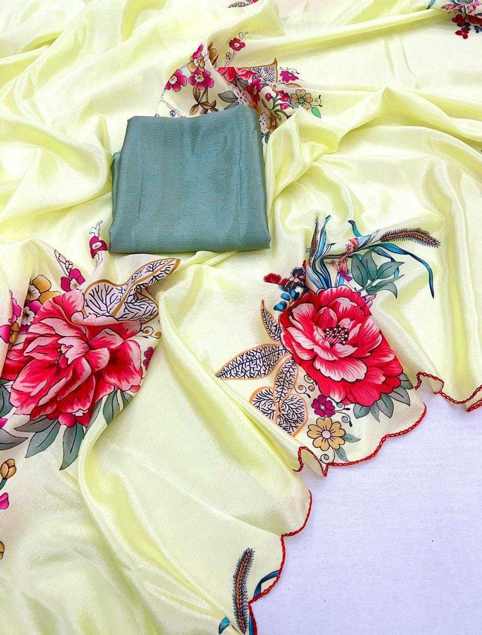 Ynf Chinon KESH681 Bareli Sarees Wholesale Designer Sarees Printed Sarees Chiffon Sarees Manufacturer- Kapda Export