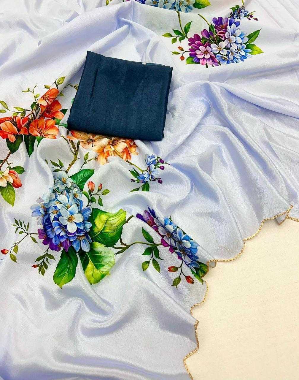 Ynf Chinon KESH681 Bareli Sarees Wholesale Designer Sarees Printed Sarees Chiffon Sarees Manufacturer- Kapda Export