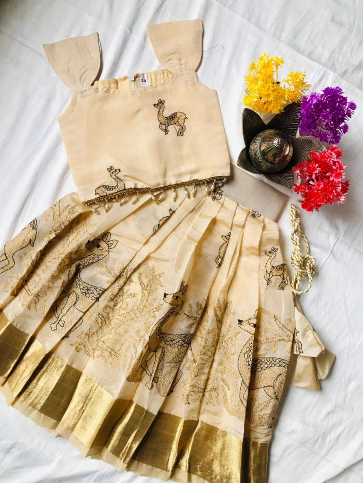 Ynf Chinon RIN235 CRUSH Kids Wear Festive Collections Wholesale Kids Lehenga Kids Lehenga Choli Baby Girl Lehenga Manufacturer- Kapda Export
