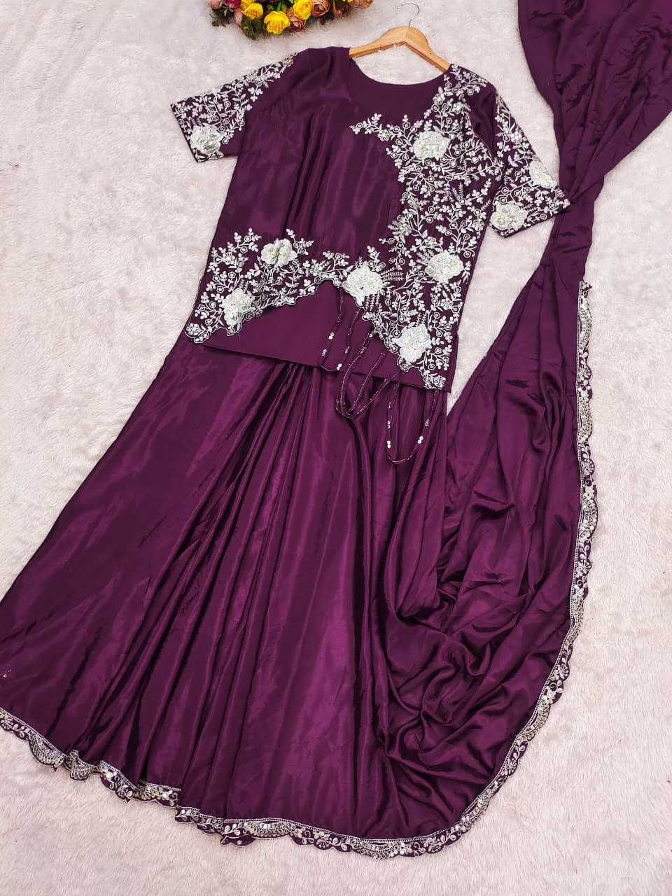 Ynf Chinon Silk KESH516 9314 Sarees Silk Sarees Wholesale Designer Sarees Ready To Wear Sarees Modern Sarees Manufacturer- Kapda Export