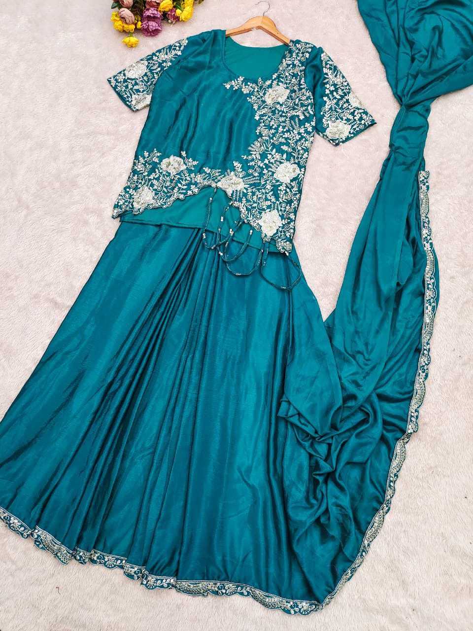 Ynf Chinon Silk KESH516 9314 Sarees Silk Sarees Wholesale Designer Sarees Ready To Wear Sarees Modern Sarees Manufacturer- Kapda Export