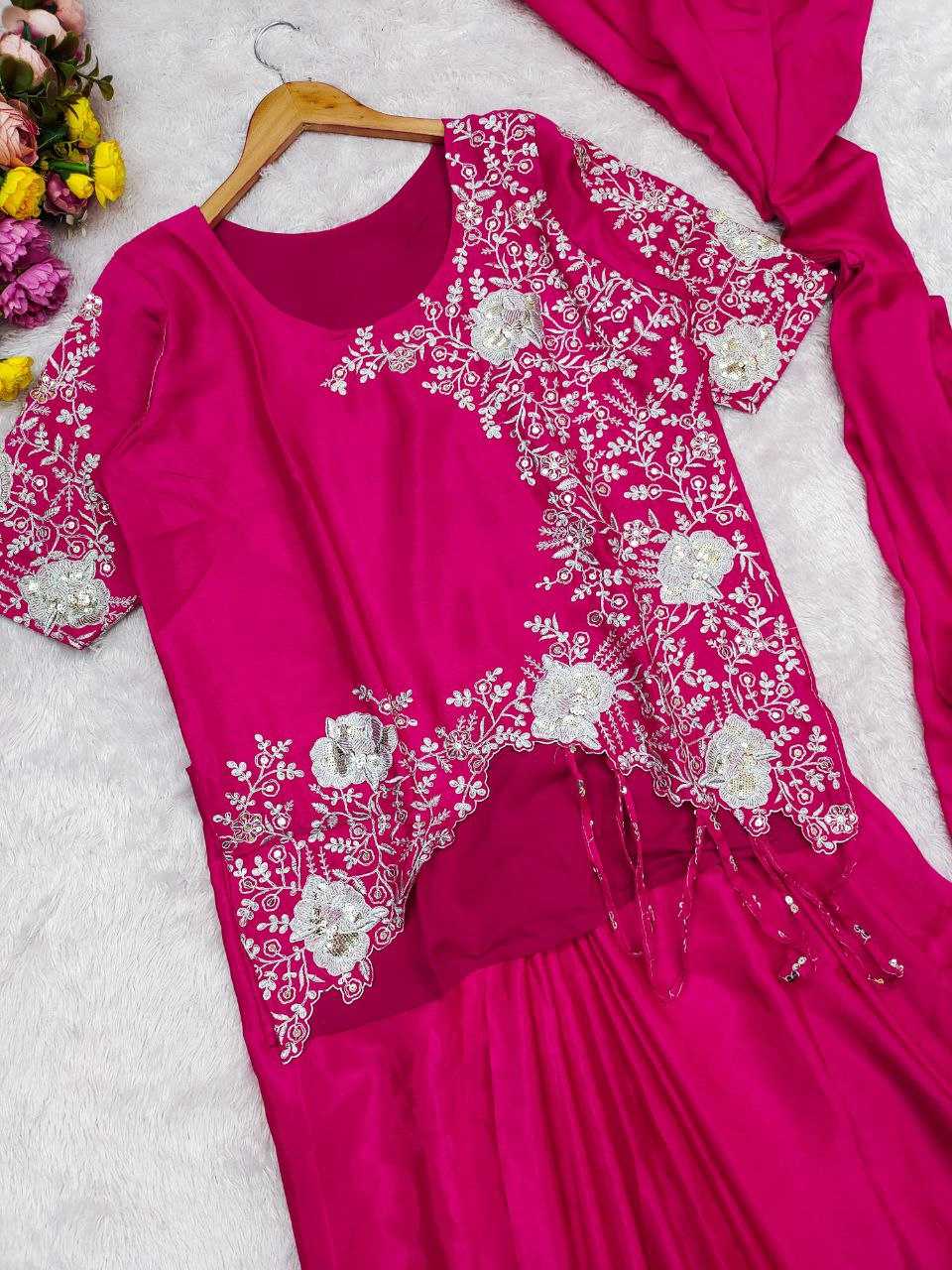 Ynf Chinon Silk KESH516 9314 Sarees Silk Sarees Wholesale Designer Sarees Ready To Wear Sarees Modern Sarees Manufacturer- Kapda Export