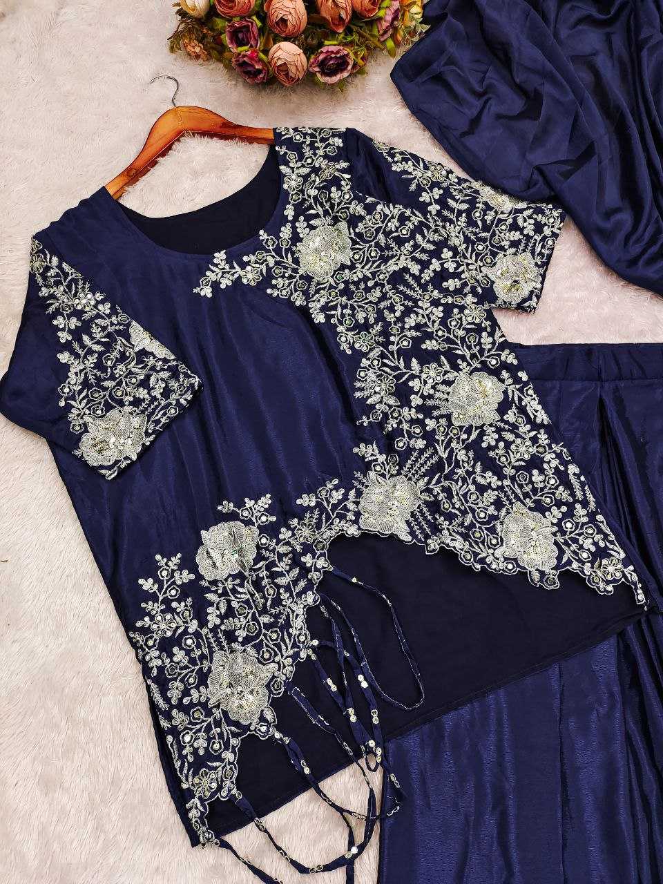 Ynf Chinon Silk KESH516 9314 Sarees Silk Sarees Wholesale Designer Sarees Ready To Wear Sarees Modern Sarees Manufacturer- Kapda Export