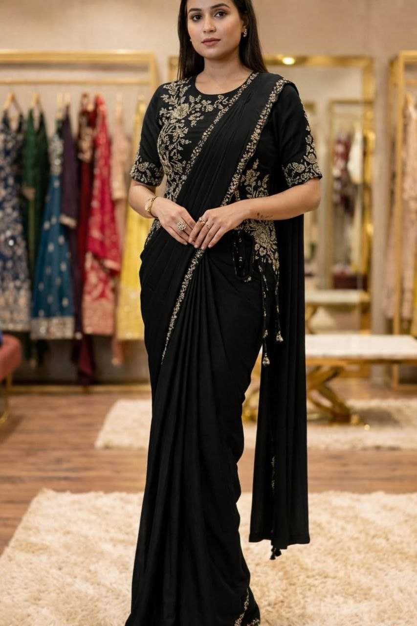 Ynf Chinon Silk KESH516 9314 Sarees Silk Sarees Wholesale Designer Sarees Ready To Wear Sarees Modern Sarees Manufacturer- Kapda Export