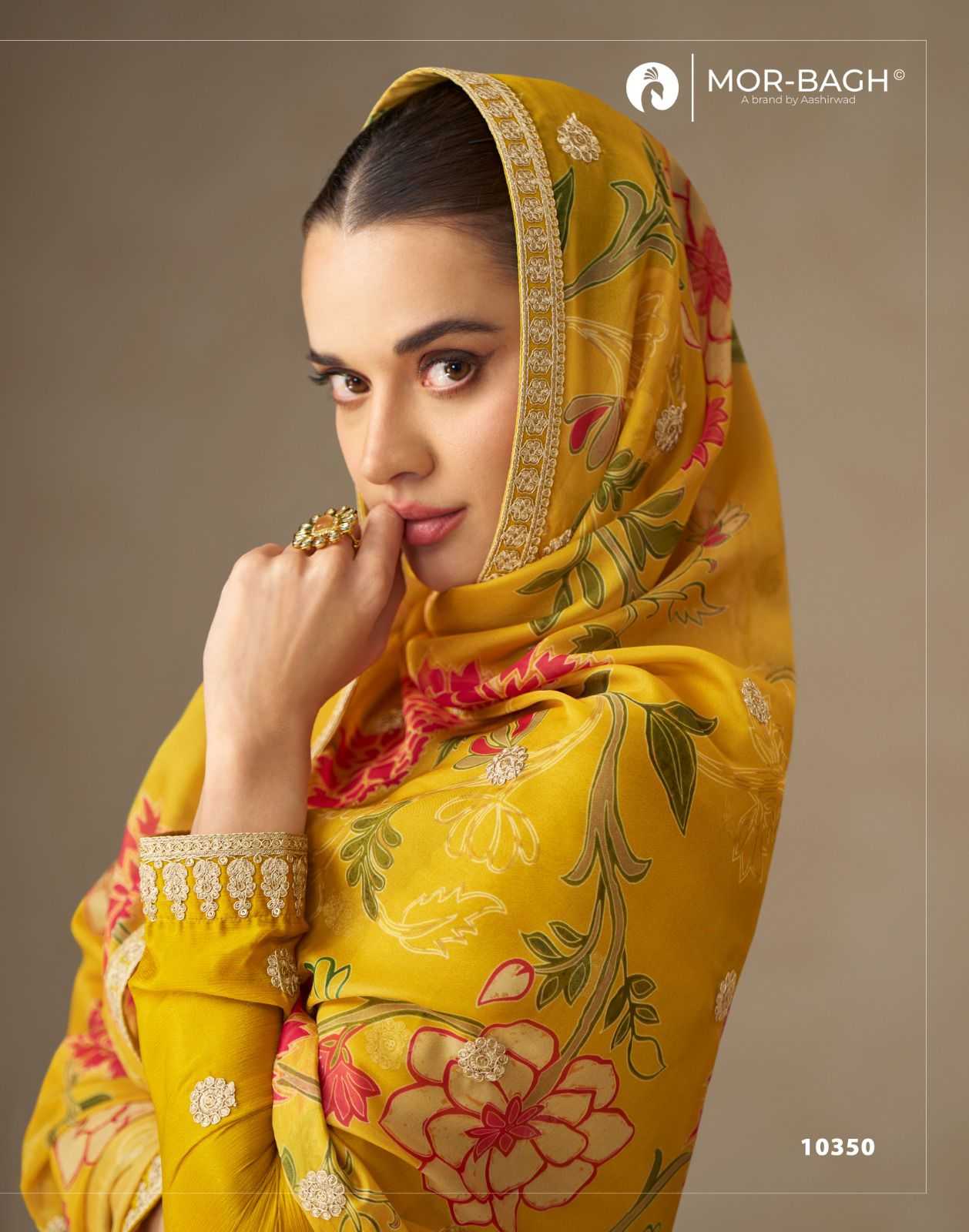Ynf Chinon Silk KESH530 AASHIRWAD ANMOL Suits & Dresses Wholesale Designer dresses Printed Dresses Embroidered Dresses Manufacturer- Kapda Export