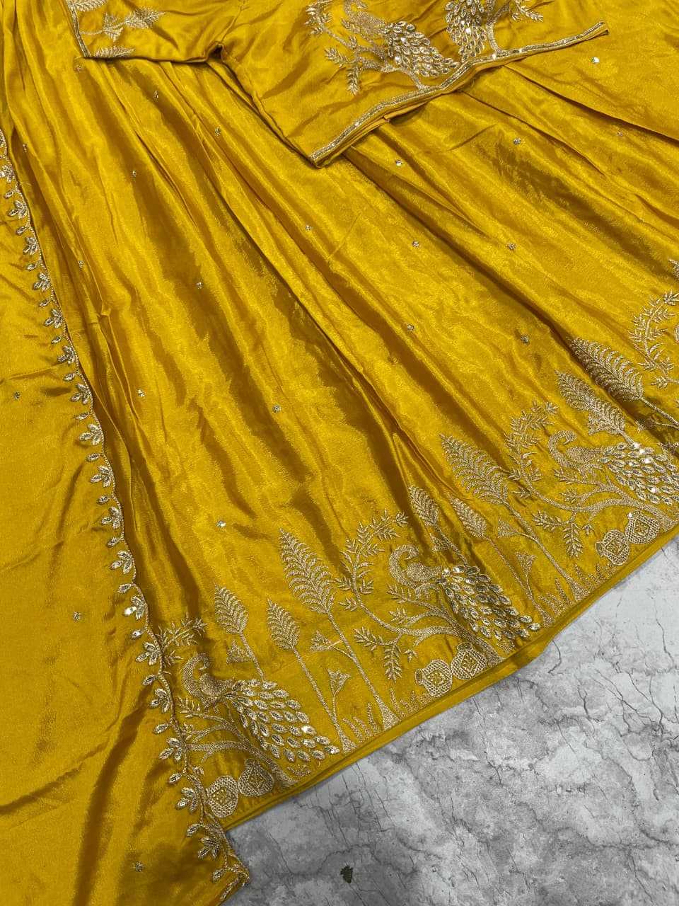 Ynf Chinon Silk KESH723 ASIF Lehengas Wholesale Fancy Lehenga Wedding Lehenga Embroidered Lehenga Manufacturer- Kapda Export