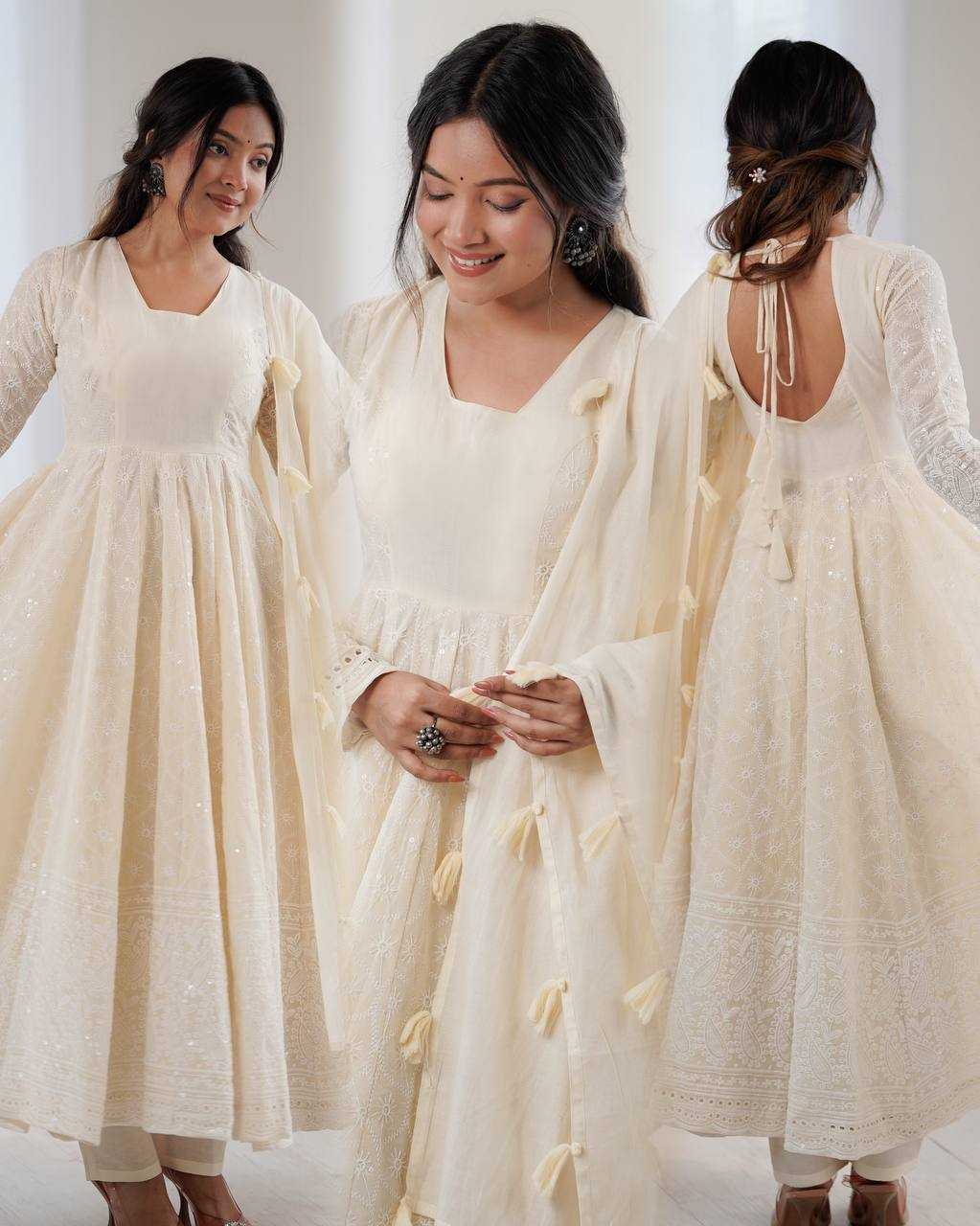 Ynf Cotton KESH499 5332 Gowns Festive Collections Wholesale Anarkali Gown Designer Gowns Onam Collections Manufacturer- Kapda Export