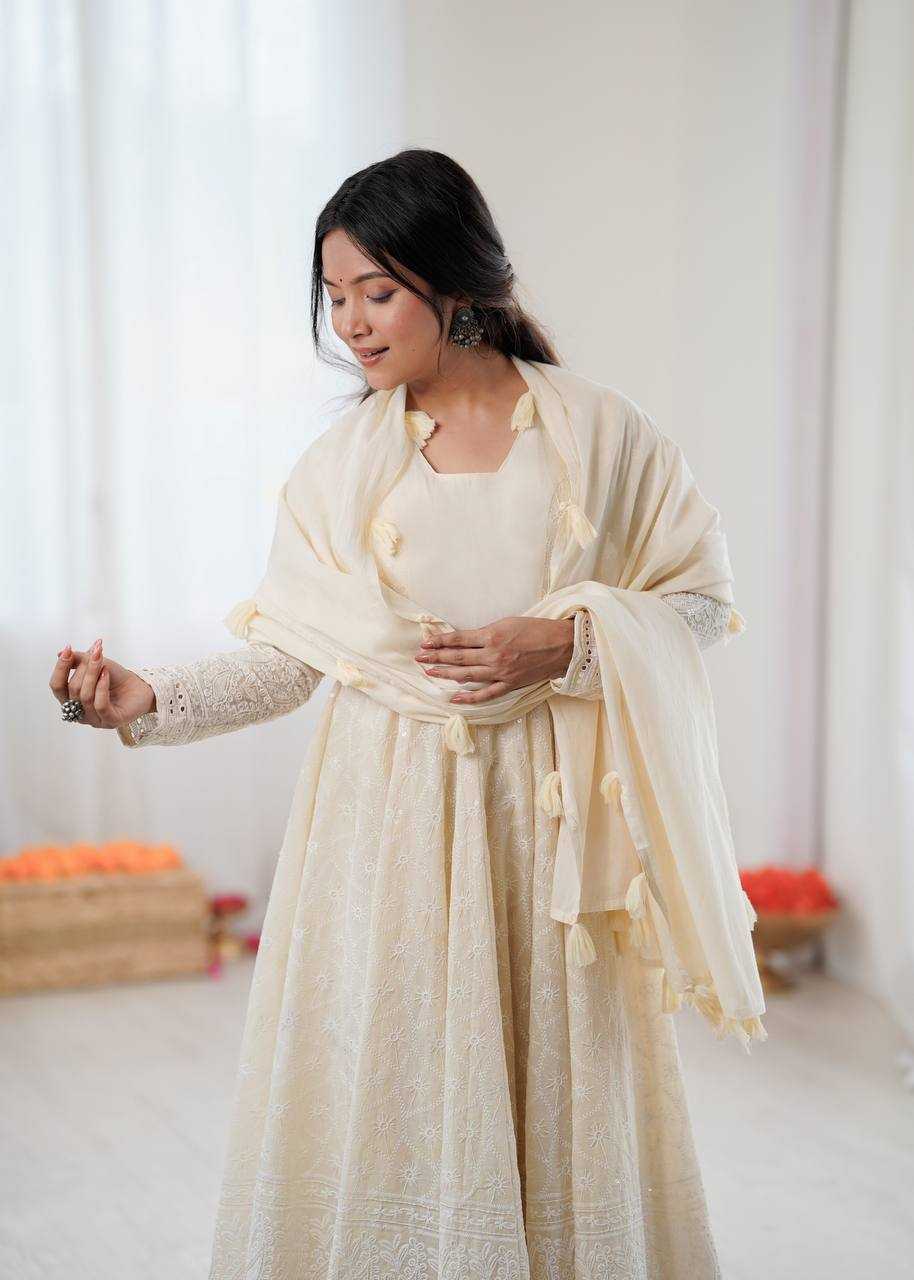 Ynf Cotton KESH499 5332 Gowns Festive Collections Wholesale Anarkali Gown Designer Gowns Onam Collections Manufacturer- Kapda Export