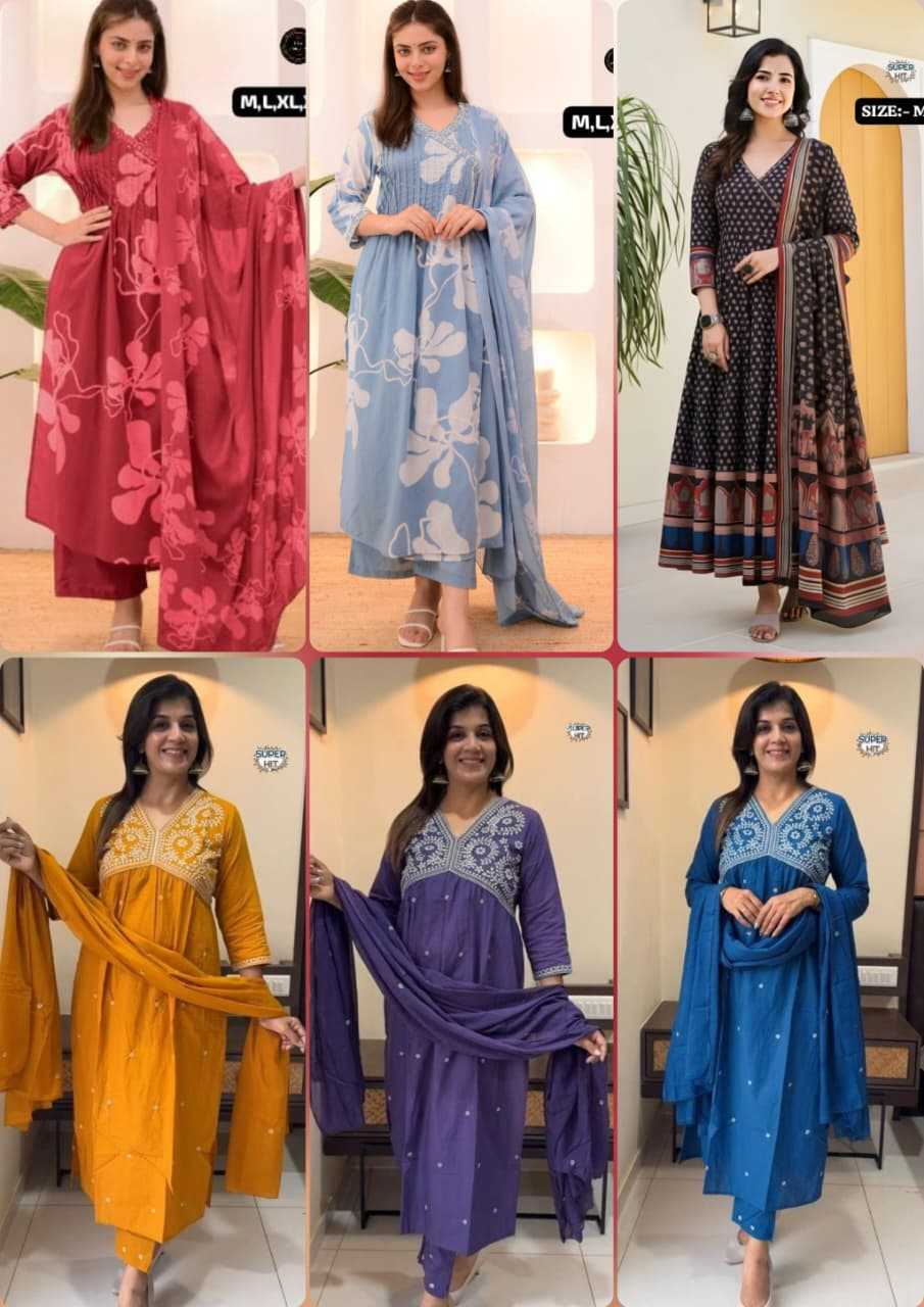 Ynf Cotton KESH536 101 Suits & Dresses Festive Collections Wholesale Cotton Suits Anarkali Suits Party wear suits Manufacturer- Kapda Export