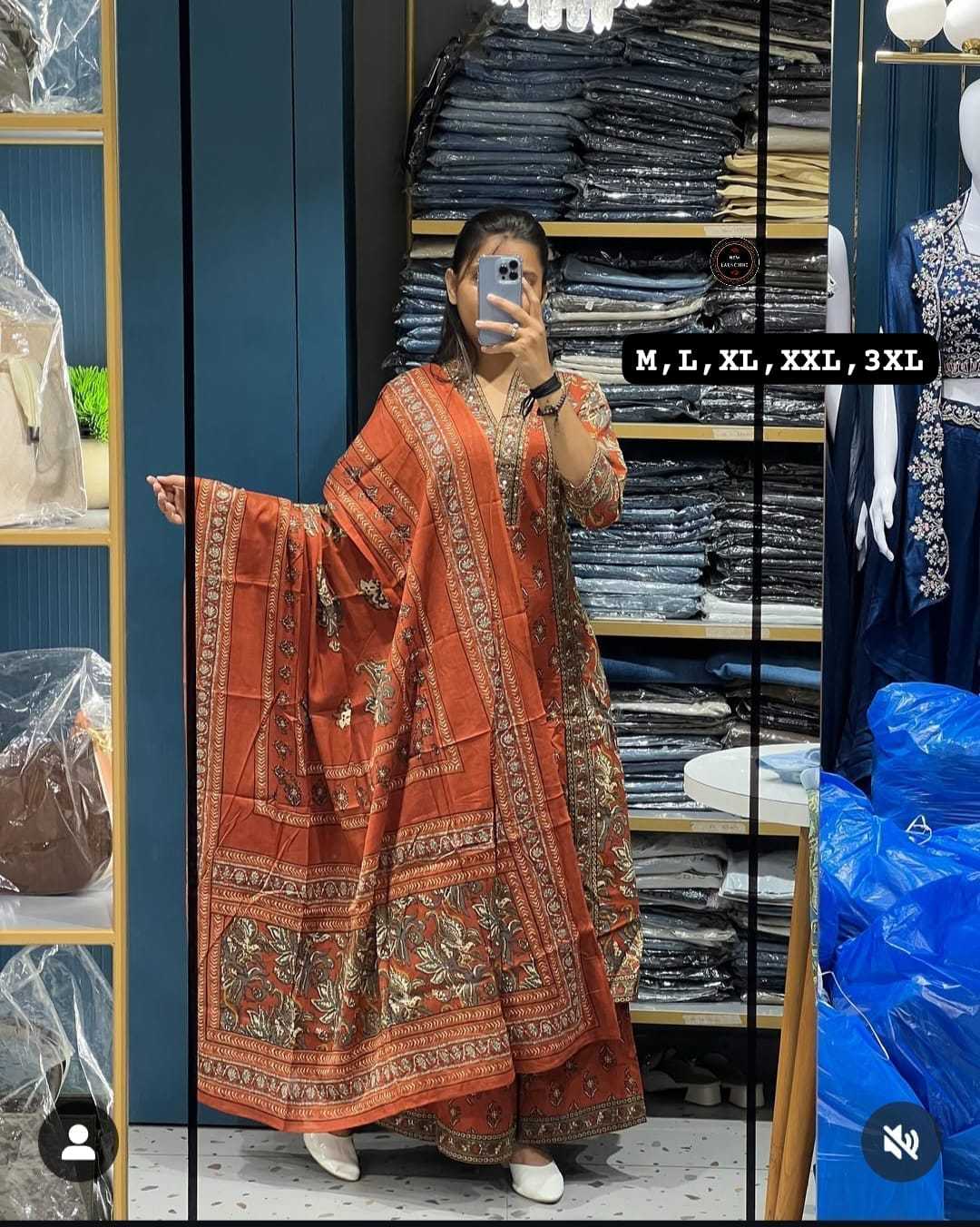 Ynf Cotton KESH536 102 Suits & Dresses Festive Collections Wholesale Cotton Suits Anarkali Suits Party wear suits Manufacturer- Kapda Export