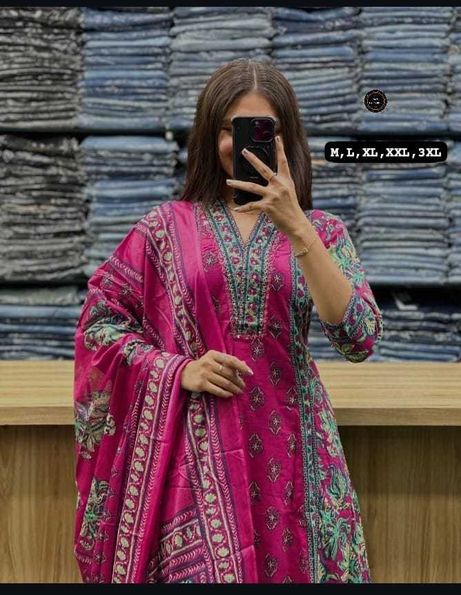 Ynf Cotton KESH536 102 Suits & Dresses Festive Collections Wholesale Cotton Suits Anarkali Suits Party wear suits Manufacturer- Kapda Export