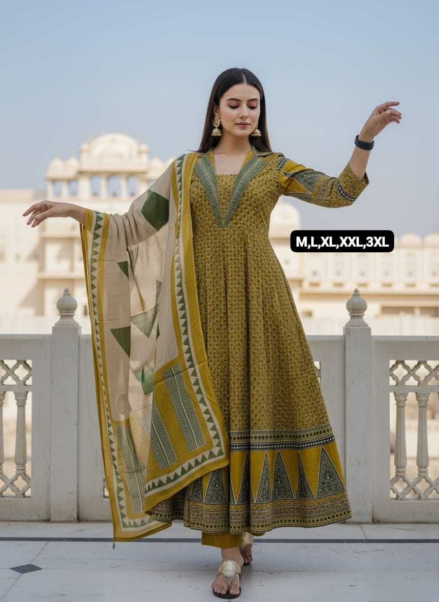 Ynf Cotton KESH536 103 Suits & Dresses Festive Collections Wholesale Cotton Suits Anarkali Suits Party wear suits Manufacturer- Kapda Export