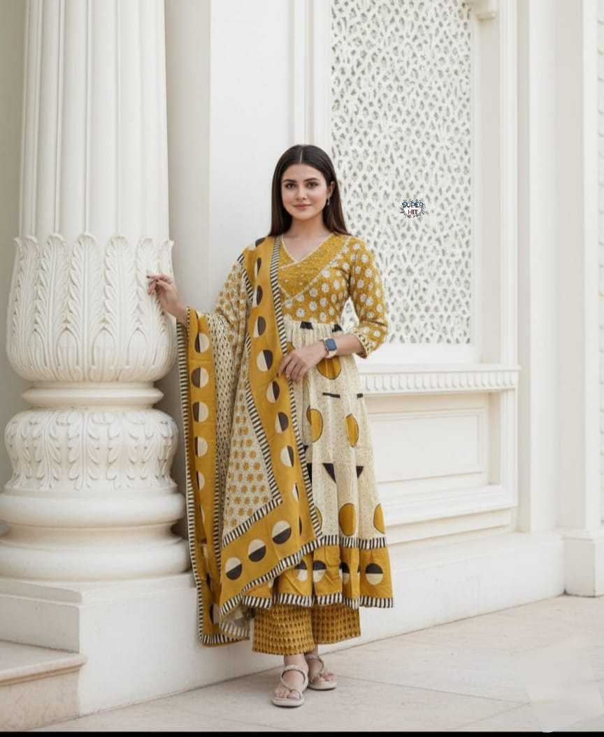 Ynf Cotton KESH536 104 Suits & Dresses Festive Collections Wholesale Party Wear Dresses Cotton Dresses Anarkali Dresses Manufacturer- Kapda Export