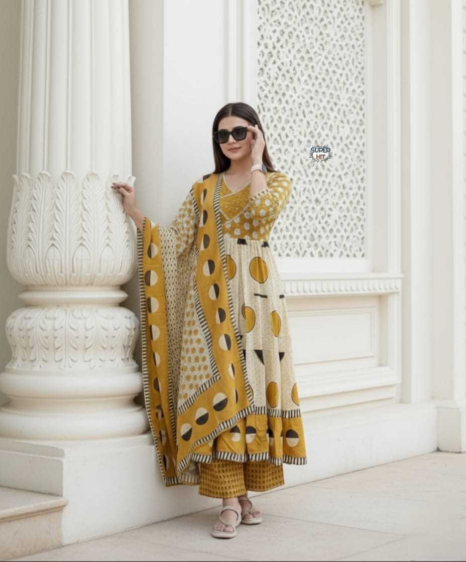 Ynf Cotton KESH536 104 Suits & Dresses Festive Collections Wholesale Party Wear Dresses Cotton Dresses Anarkali Dresses Manufacturer- Kapda Export