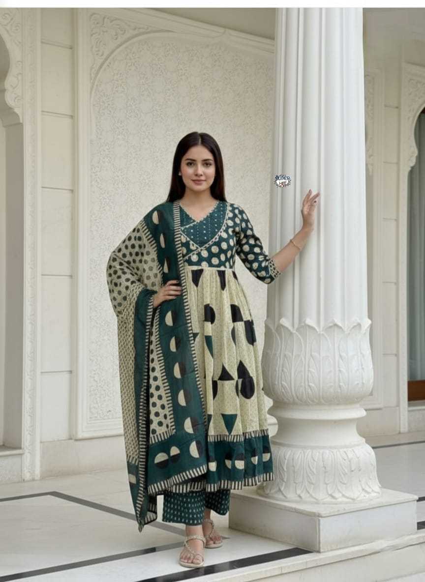 Ynf Cotton KESH536 104 Suits & Dresses Festive Collections Wholesale Party Wear Dresses Cotton Dresses Anarkali Dresses Manufacturer- Kapda Export