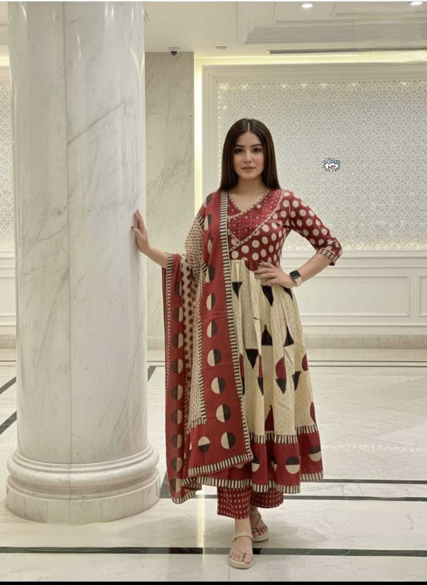 Ynf Cotton KESH536 104 Suits & Dresses Festive Collections Wholesale Party Wear Dresses Cotton Dresses Anarkali Dresses Manufacturer- Kapda Export