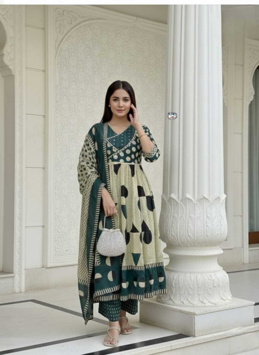 Ynf Cotton KESH536 104 Suits & Dresses Festive Collections Wholesale Party Wear Dresses Cotton Dresses Anarkali Dresses Manufacturer- Kapda Export