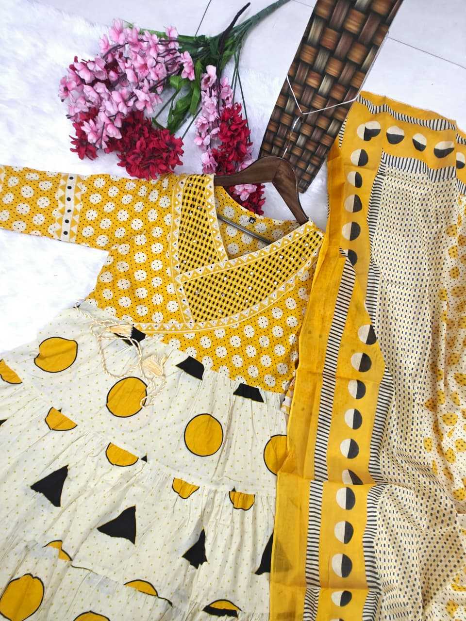 Ynf Cotton KESH536 104 Suits & Dresses Festive Collections Wholesale Party Wear Dresses Cotton Dresses Anarkali Dresses Manufacturer- Kapda Export