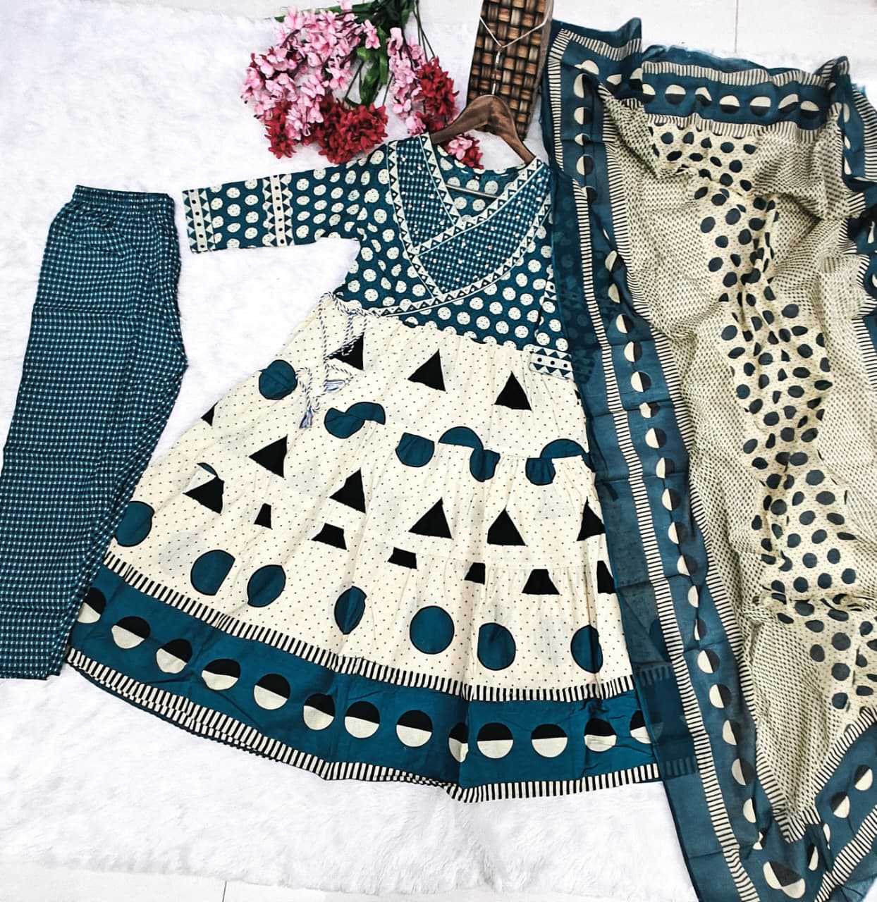 Ynf Cotton KESH536 104 Suits & Dresses Festive Collections Wholesale Party Wear Dresses Cotton Dresses Anarkali Dresses Manufacturer- Kapda Export