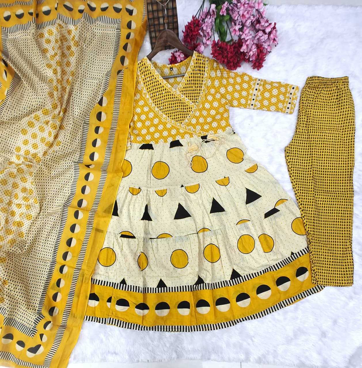 Ynf Cotton KESH536 104 Suits & Dresses Festive Collections Wholesale Party Wear Dresses Cotton Dresses Anarkali Dresses Manufacturer- Kapda Export