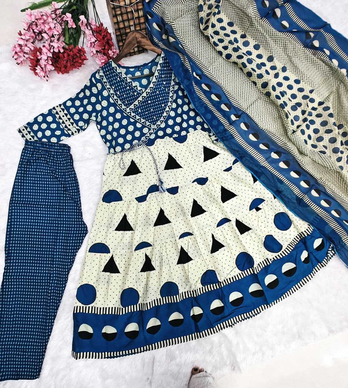 Ynf Cotton KESH536 104 Suits & Dresses Festive Collections Wholesale Party Wear Dresses Cotton Dresses Anarkali Dresses Manufacturer- Kapda Export