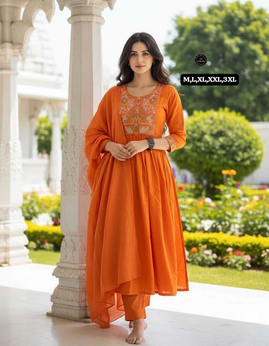 Ynf Cotton KESH536 ANAMIKA Suits & Dresses Wholesale Party wear suits Straight Cut Suits Designer Suits Manufacturer- Kapda Export