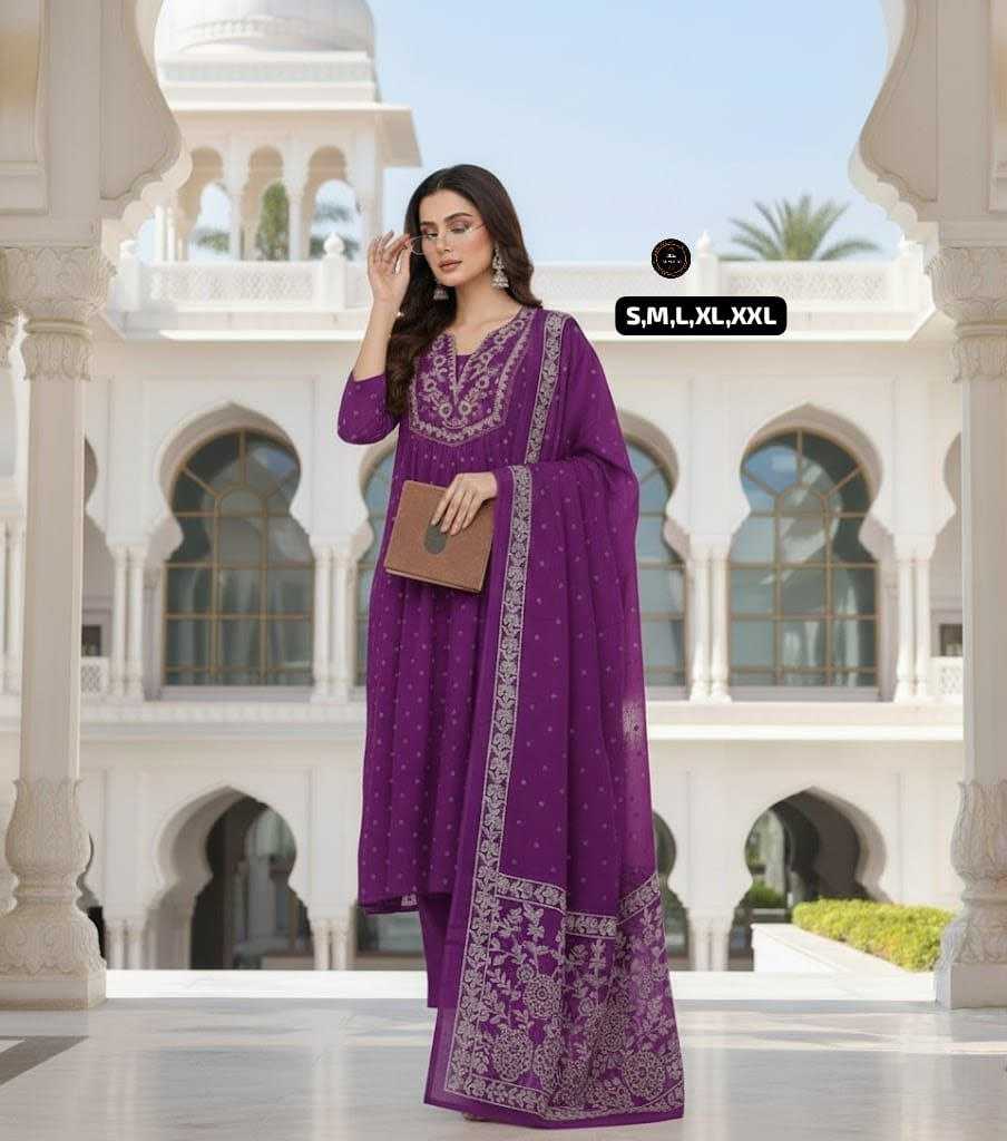 Ynf Cotton KESH536 dreamy Kurti Wholesale Anarkali Kurtis Embroidered Kurtis Flared Kurtis Manufacturer- Kapda Export