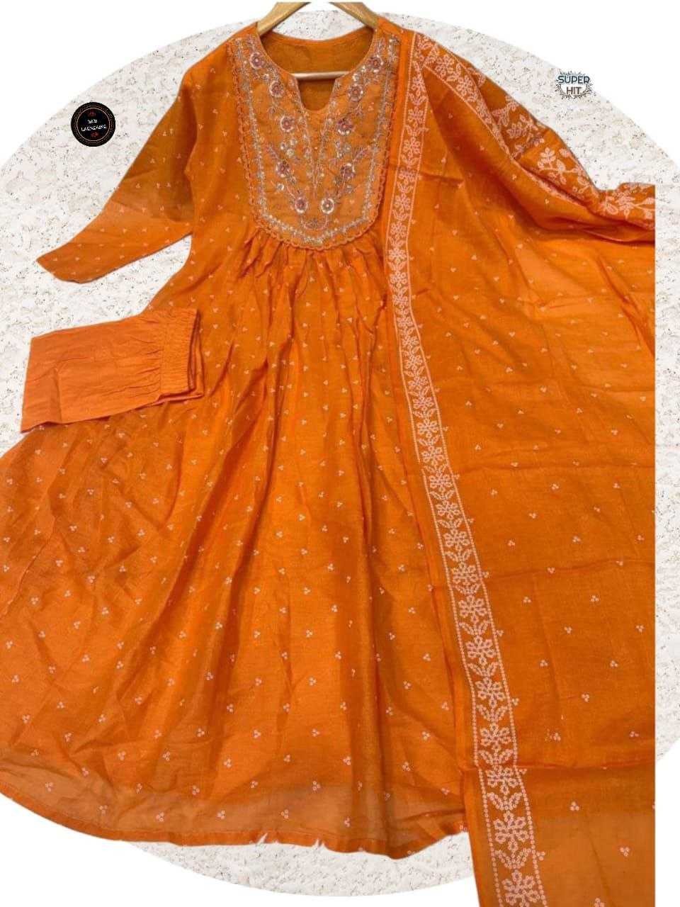 Ynf Cotton KESH536 dreamy Kurti Wholesale Anarkali Kurtis Embroidered Kurtis Flared Kurtis Manufacturer- Kapda Export