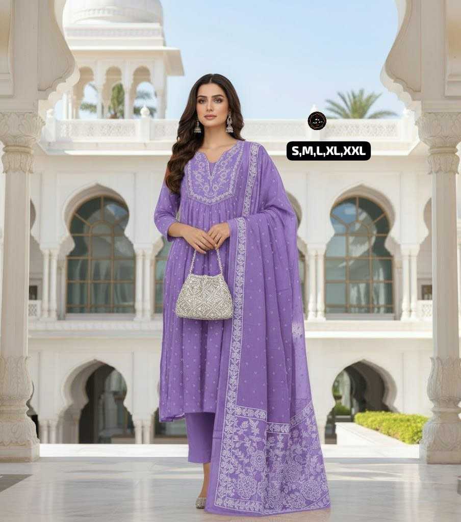 Ynf Cotton KESH536 dreamy Kurti Wholesale Anarkali Kurtis Embroidered Kurtis Flared Kurtis Manufacturer- Kapda Export