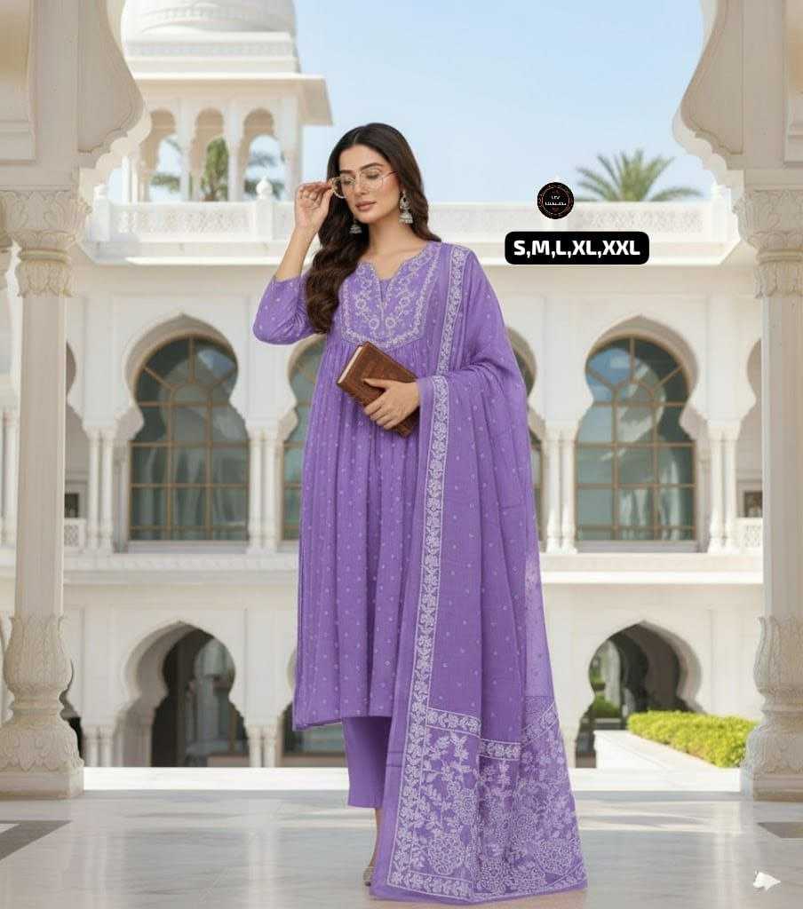 Ynf Cotton KESH536 dreamy Kurti Wholesale Anarkali Kurtis Embroidered Kurtis Flared Kurtis Manufacturer- Kapda Export