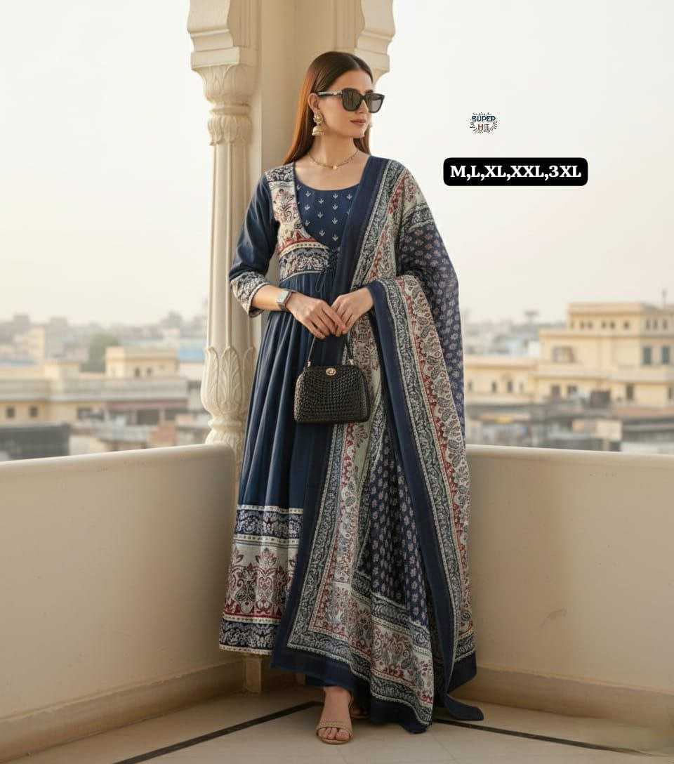 Ynf Cotton KESH536 festive Kurti Wholesale Festive Kurtis Anarkali Kurtis Embroidered Kurtis Manufacturer- Kapda Export