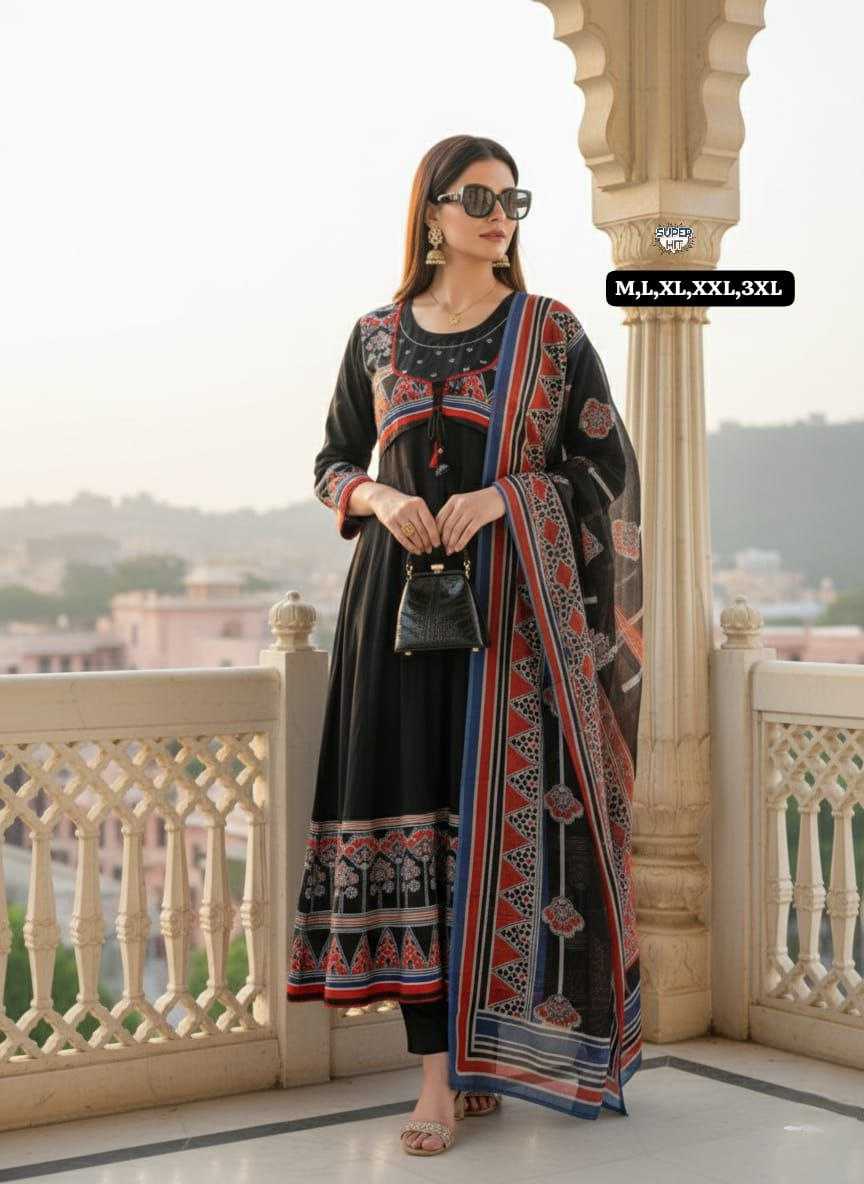 Ynf Cotton KESH536 festive Kurti Wholesale Festive Kurtis Anarkali Kurtis Embroidered Kurtis Manufacturer- Kapda Export