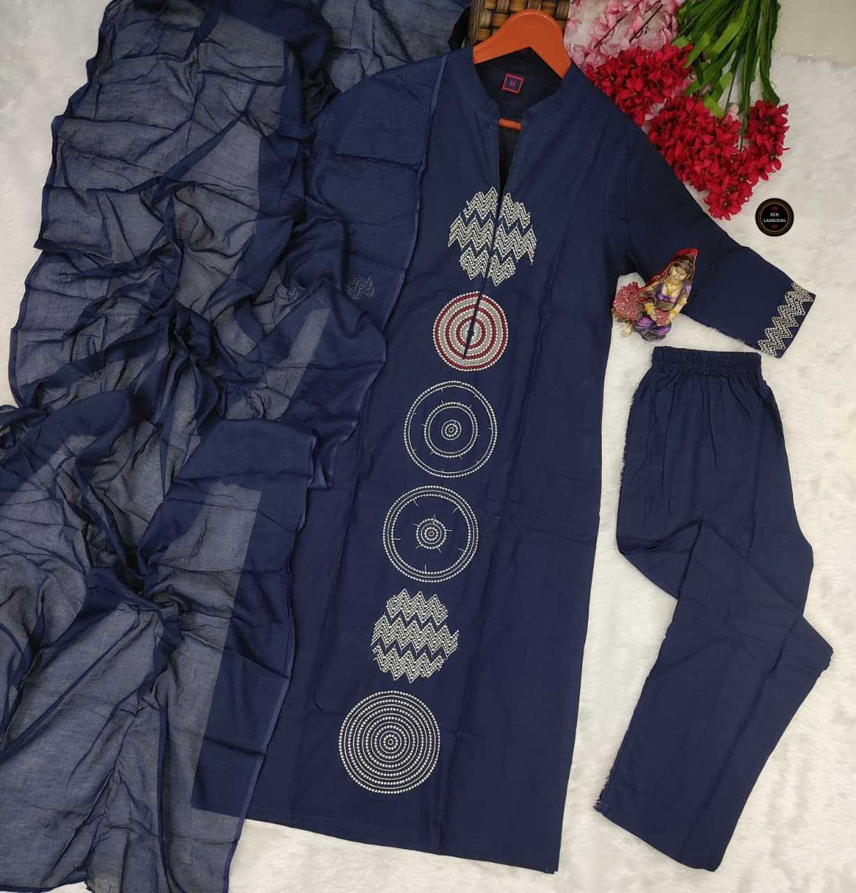 Ynf Cotton KESH536 MINTA Kurti Wholesale Festive Kurtis Embroidered Kurtis Straight Kurtis Manufacturer- Kapda Export