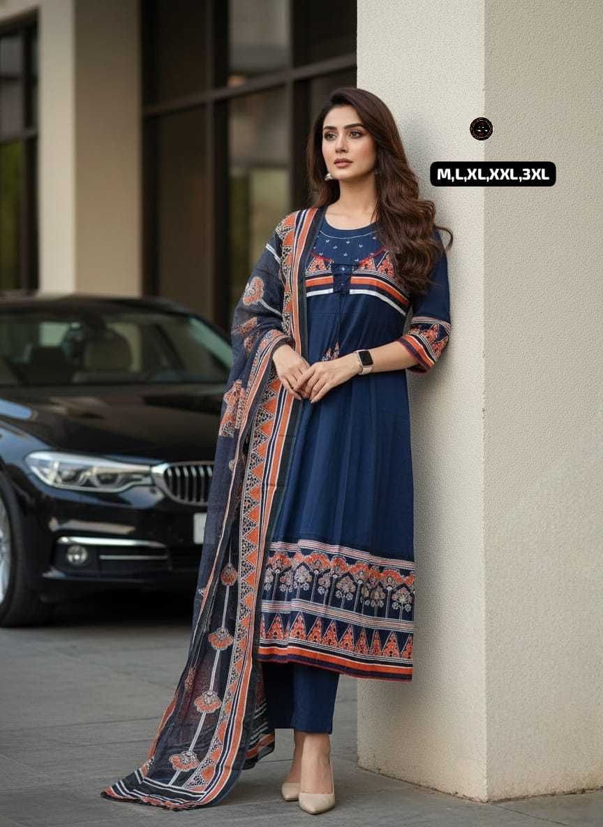 Ynf Cotton KESH536 MUNNI Kurti Wholesale Festive Kurtis Anarkali Kurtis Embroidered Kurtis Manufacturer- Kapda Export
