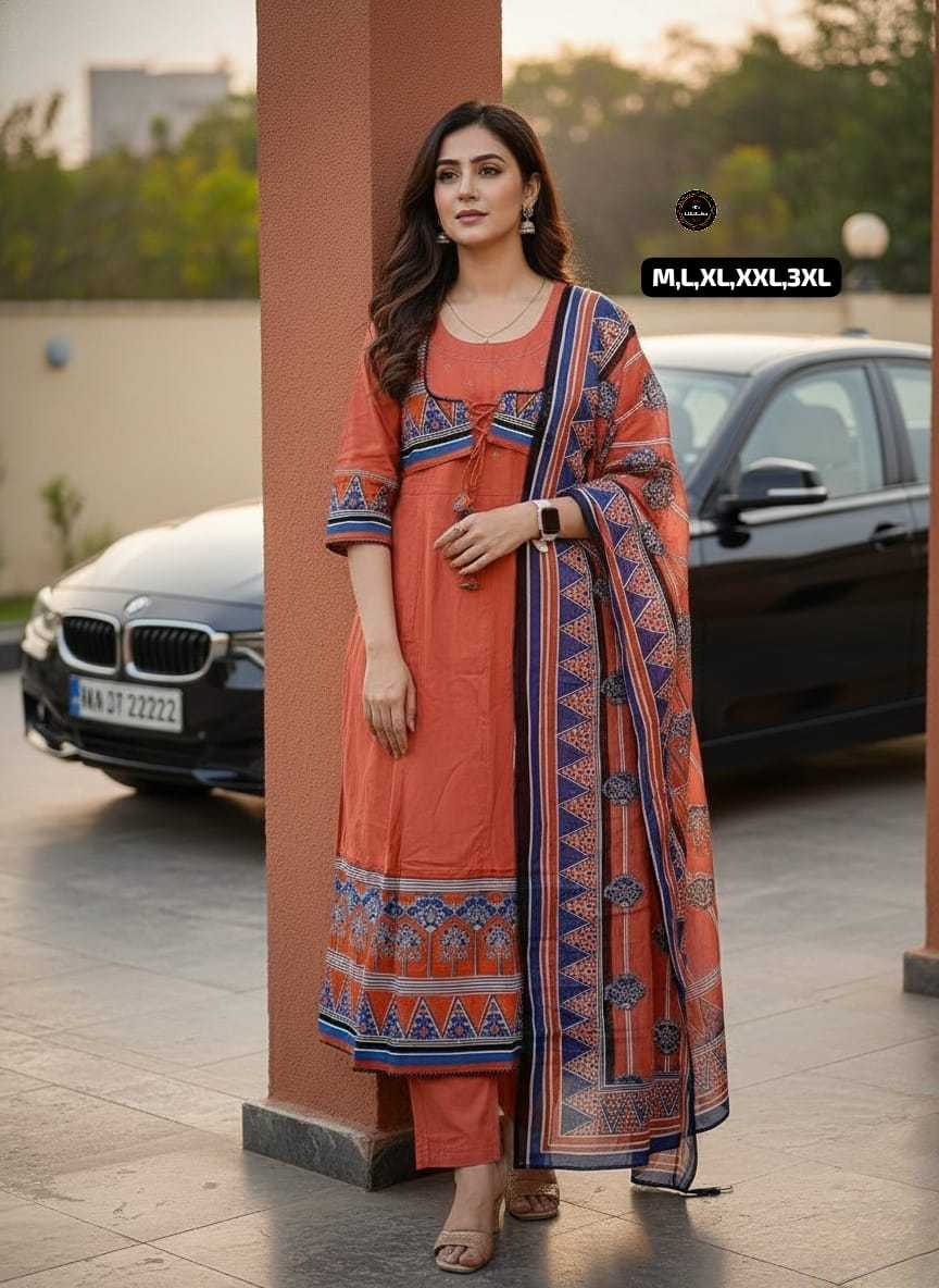 Ynf Cotton KESH536 MUNNI Kurti Wholesale Festive Kurtis Anarkali Kurtis Embroidered Kurtis Manufacturer- Kapda Export