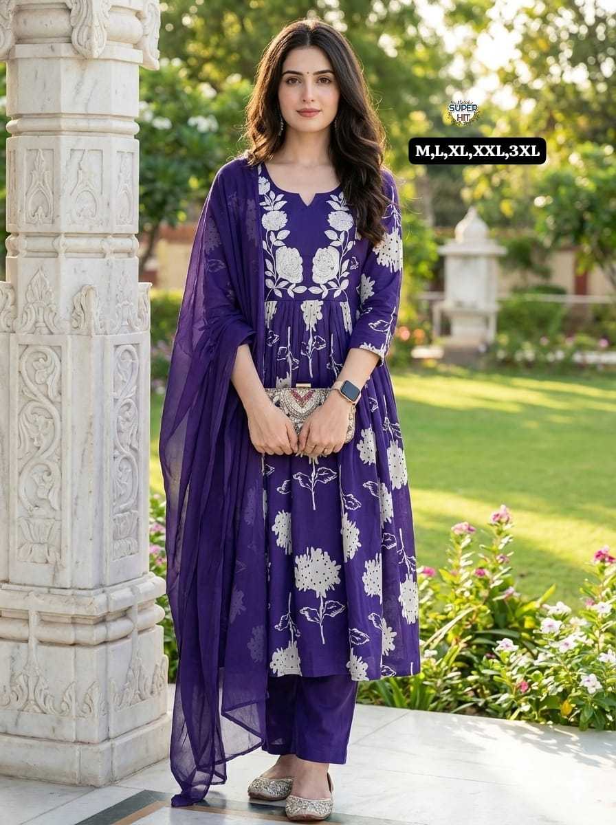 Ynf Cotton KESH536 MUNNI Kurti Wholesale Festive Kurtis Anarkali Kurtis Embroidered Kurtis Manufacturer- Kapda Export