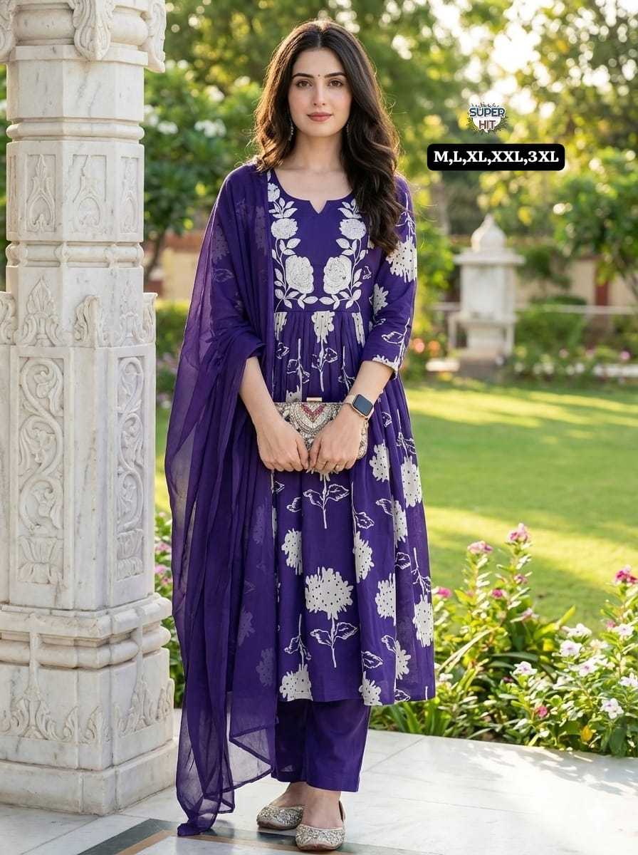 Ynf Cotton KESH536 MUNNI Kurti Wholesale Festive Kurtis Anarkali Kurtis Embroidered Kurtis Manufacturer- Kapda Export