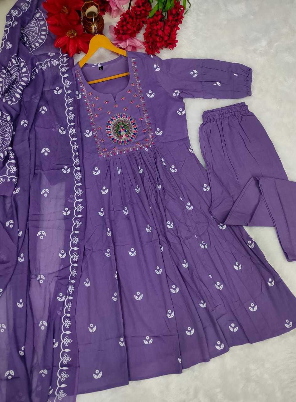 Ynf Cotton KESH536 MUNNI Kurti Wholesale Festive Kurtis Anarkali Kurtis Embroidered Kurtis Manufacturer- Kapda Export