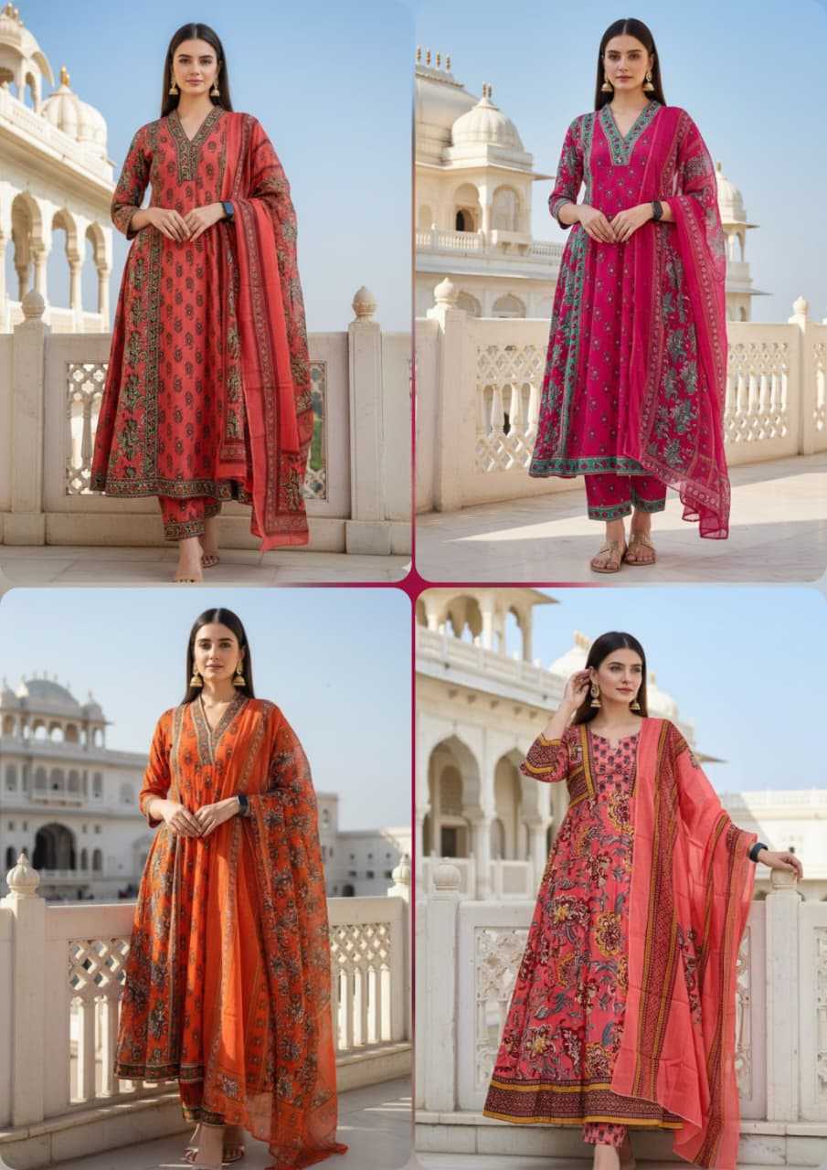 Ynf Cotton KESH536 NIKITIA Kurti Wholesale Festive Kurtis Anarkali Kurtis Embroidered Kurtis Manufacturer- Kapda Export