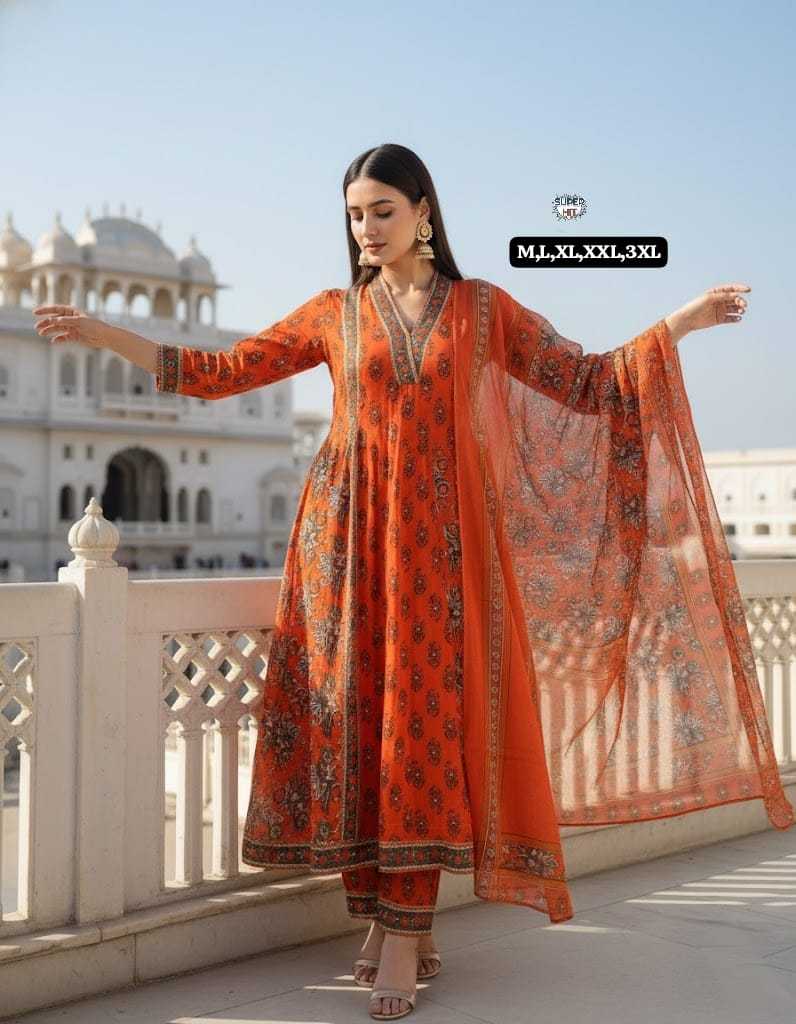 Ynf Cotton KESH536 NIKITIA Kurti Wholesale Festive Kurtis Anarkali Kurtis Embroidered Kurtis Manufacturer- Kapda Export