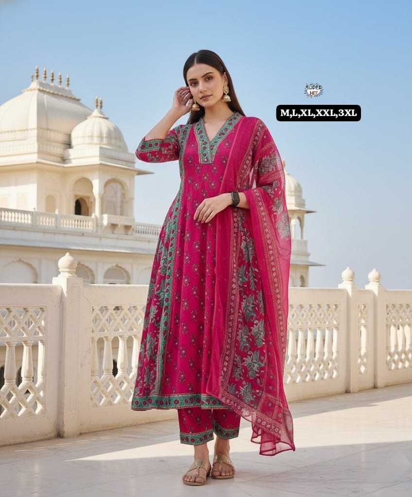 Ynf Cotton KESH536 NIKITIA Kurti Wholesale Festive Kurtis Anarkali Kurtis Embroidered Kurtis Manufacturer- Kapda Export