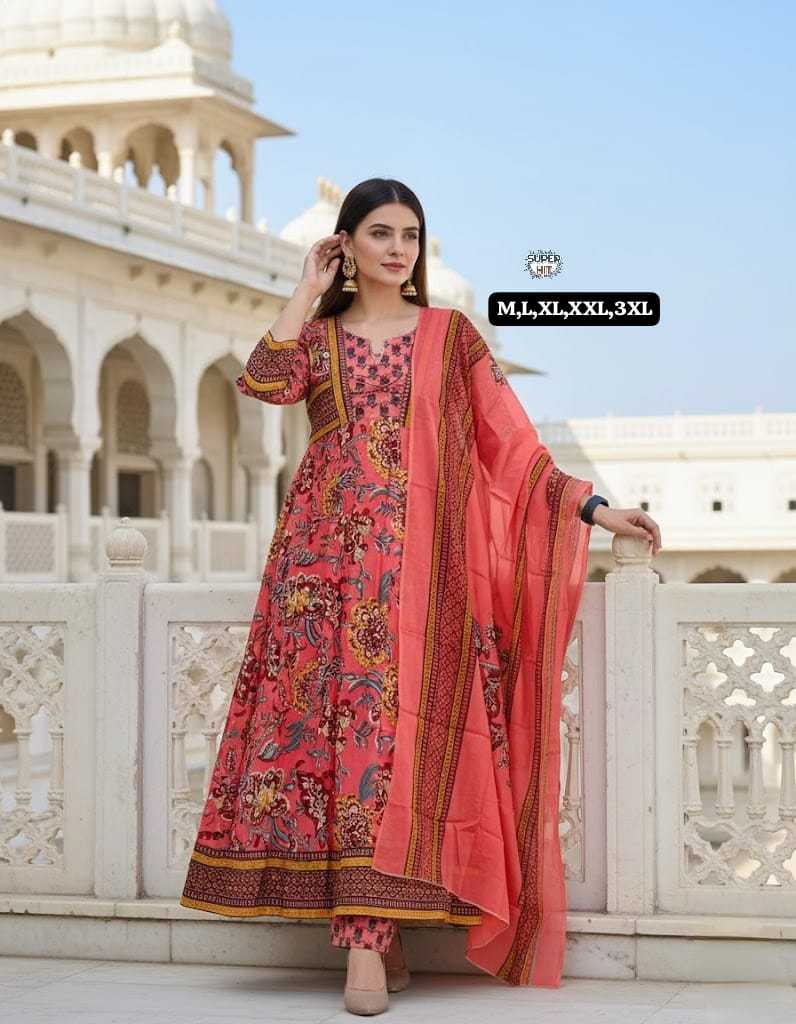 Ynf Cotton KESH536 NIKITIA Kurti Wholesale Festive Kurtis Anarkali Kurtis Embroidered Kurtis Manufacturer- Kapda Export