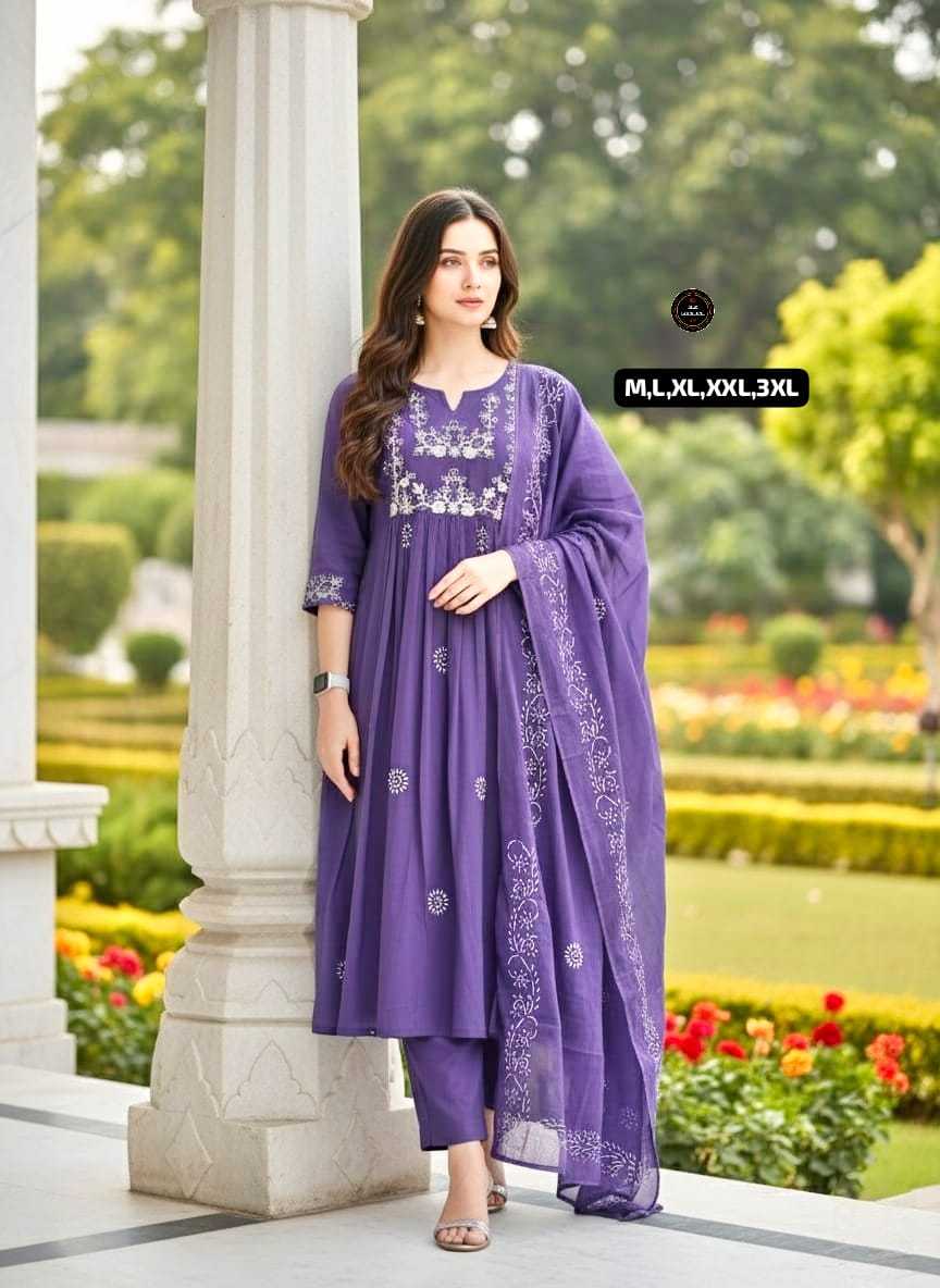 Ynf Cotton KESH536 NITISH Kurti Wholesale Festive Kurtis Anarkali Kurtis Embroidered Kurtis Manufacturer- Kapda Export