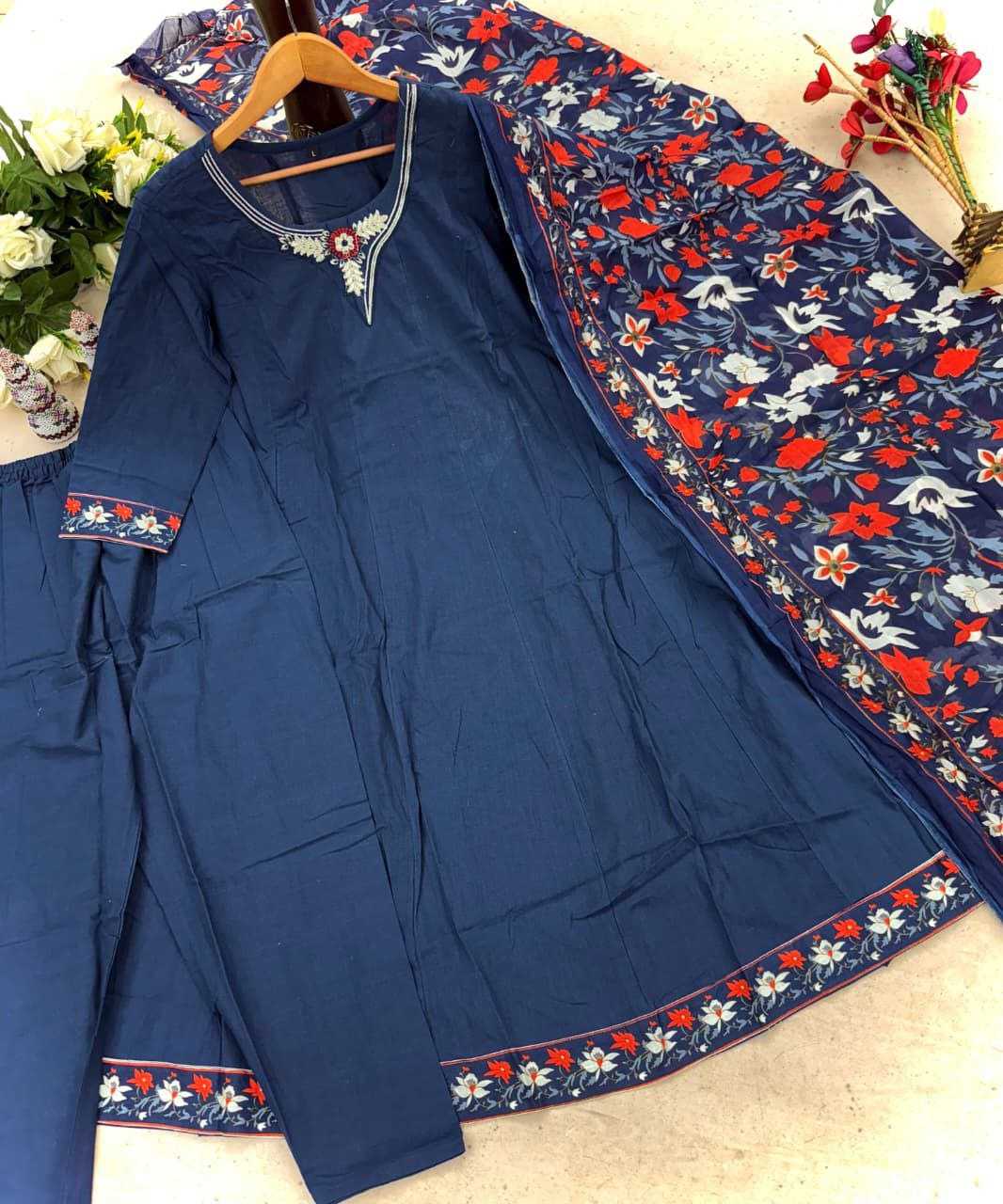 Ynf Cotton KESH536 SPECIAL Kurti Wholesale Festive Kurtis Embroidered Kurtis Straight Kurtis Manufacturer- Kapda Export