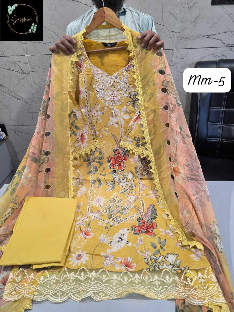 Ynf Cotton KESH557 CITY Suits & Dresses Wholesale Embroidered Suits Designer dresses Cotton Dresses Manufacturer- Kapda Export