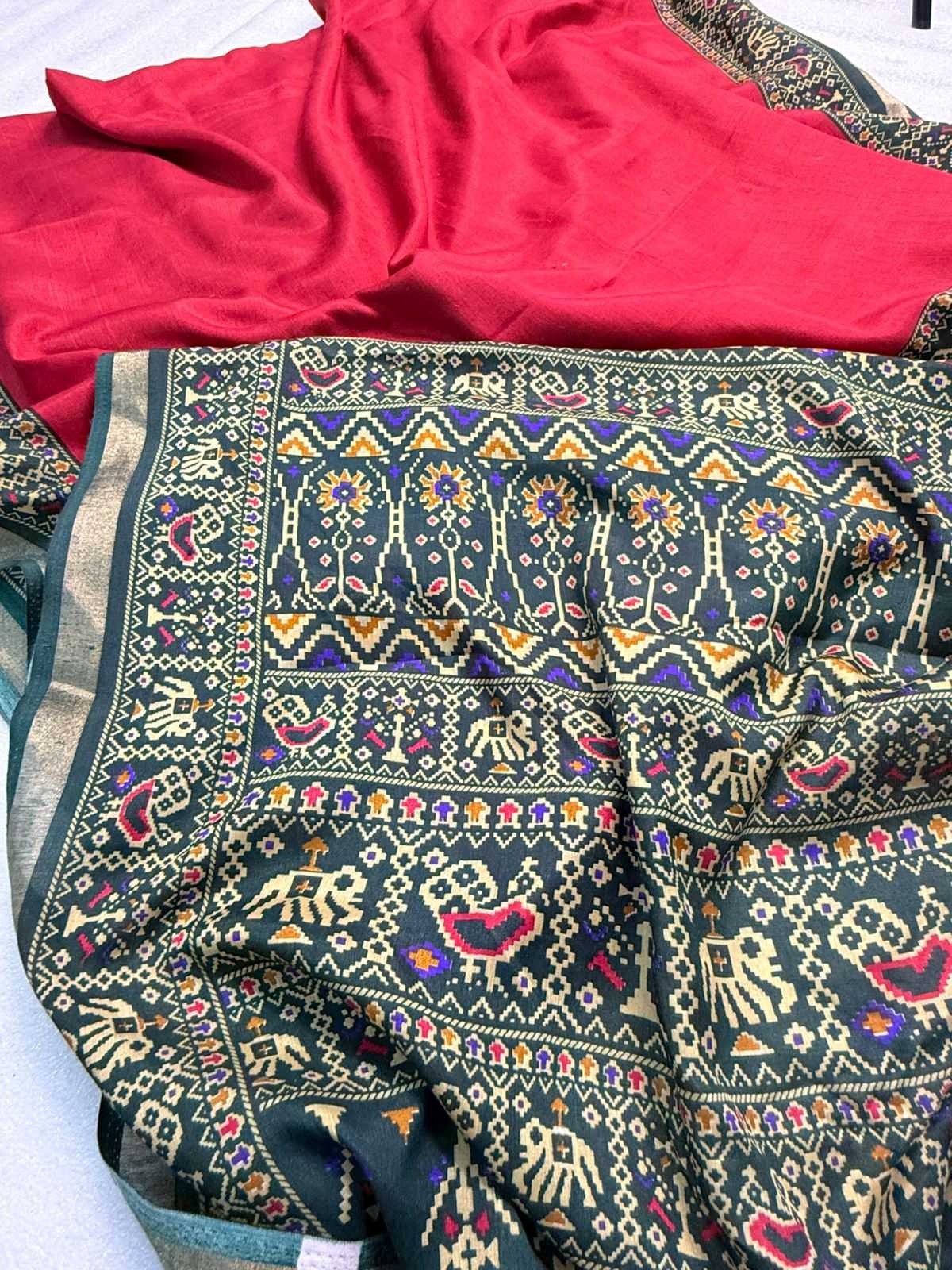 Ynf Cotton KESH576 presant Sarees Wholesale Cotton Linen Sarees Bandhani Bandhej Sarees Ikkat Saree Manufacturer- Kapda Export