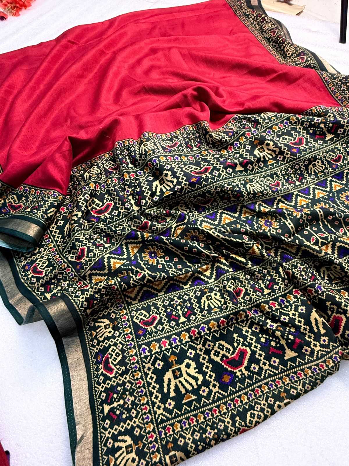 Ynf Cotton KESH576 presant Sarees Wholesale Cotton Linen Sarees Bandhani Bandhej Sarees Ikkat Saree Manufacturer- Kapda Export