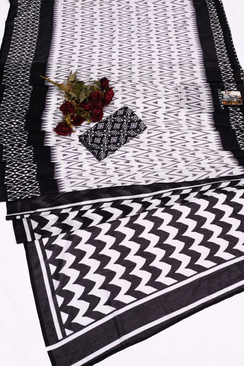 Ynf Cotton KESH606 sc-474 Sarees Wholesale Ready To Wear Sarees Fancy Sarees Mulmul Cotton Sarees Manufacturer- Kapda Export